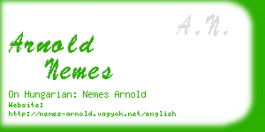 arnold nemes business card